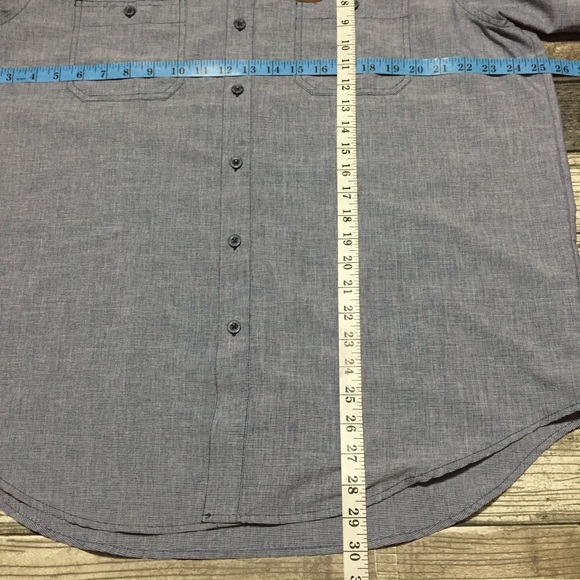 Orvis Classic Collection Shirt Men’s XL Blue Short Sleeve Lightweight Hiking - Picture 2 of 10